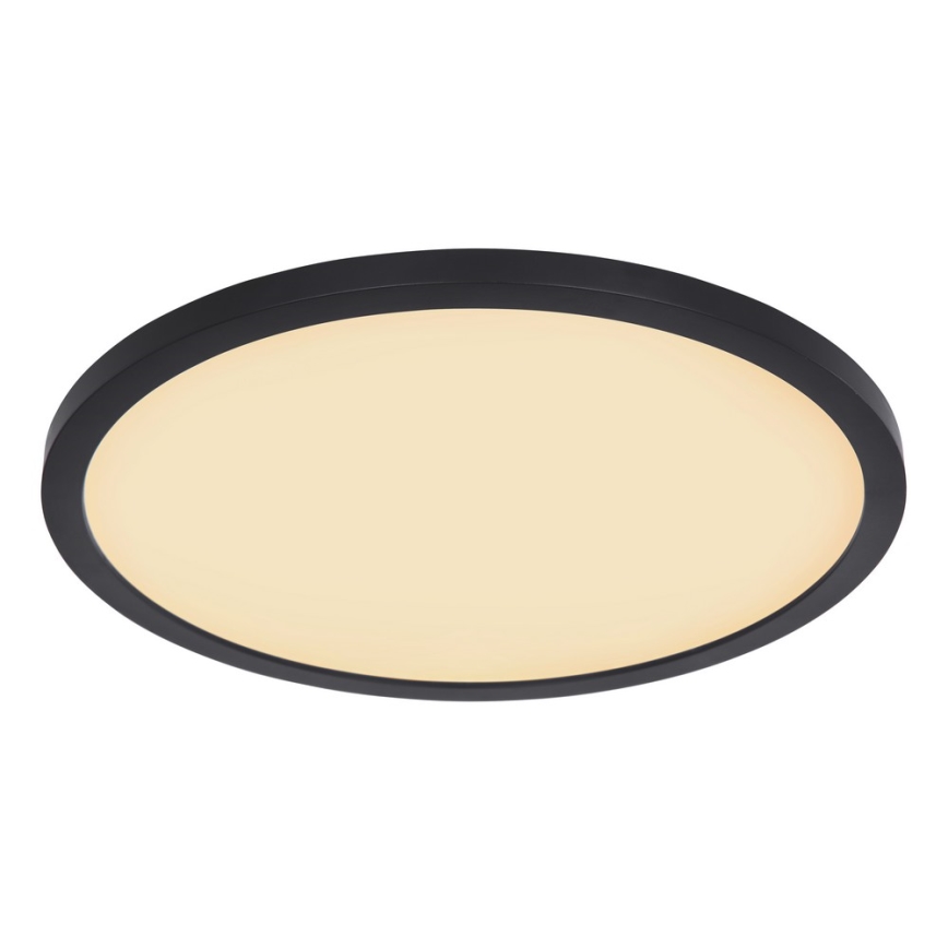 Globo - Iluminação de teto de casa de banho LED com regulação LED/18W/230V diâmetro 29,4 cm IP44 preto