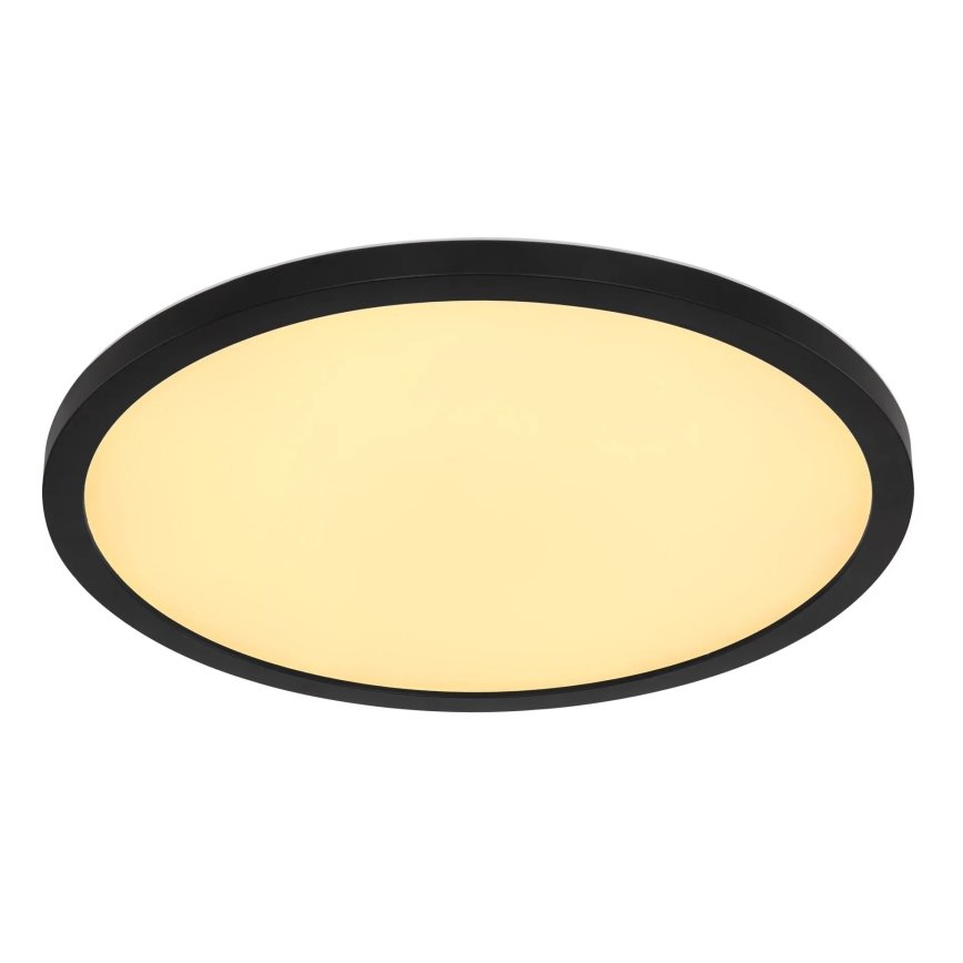 Globo - LED RGB Iluminação de teto para casa de banho com regulação LED/18W/230V 3000-6000K + comando IP44 preto