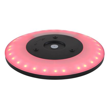 Globo - LED RGB Iluminação de teto para casa de banho com regulação LED/18W/230V 3000-6000K + comando IP44 preto