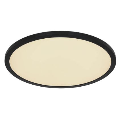 Globo - Iluminação de teto LED RGB para casa de banho com regulação LED/21W/230V 3000-6000K + comando IP44 preto