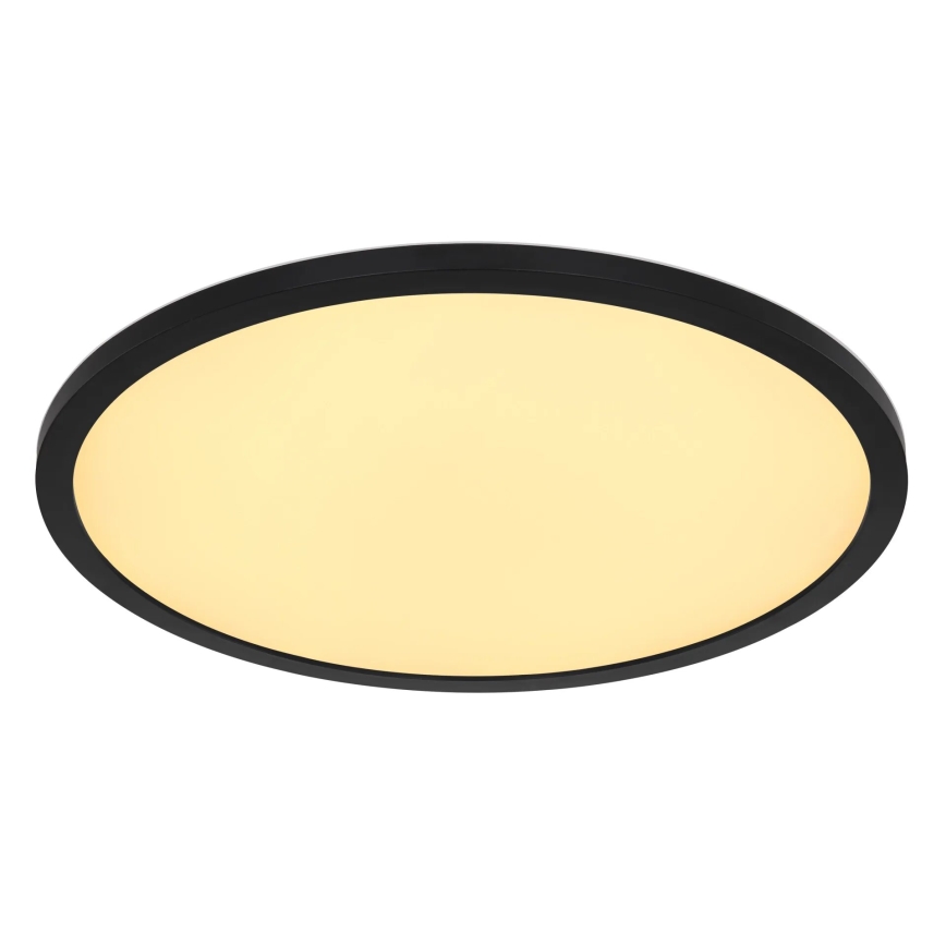 Globo - Iluminação de teto LED RGB para casa de banho com regulação LED/21W/230V 3000-6000K + comando IP44 preto