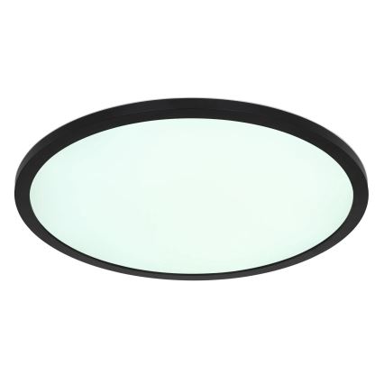 Globo - Iluminação de teto LED RGB para casa de banho com regulação LED/21W/230V 3000-6000K + comando IP44 preto