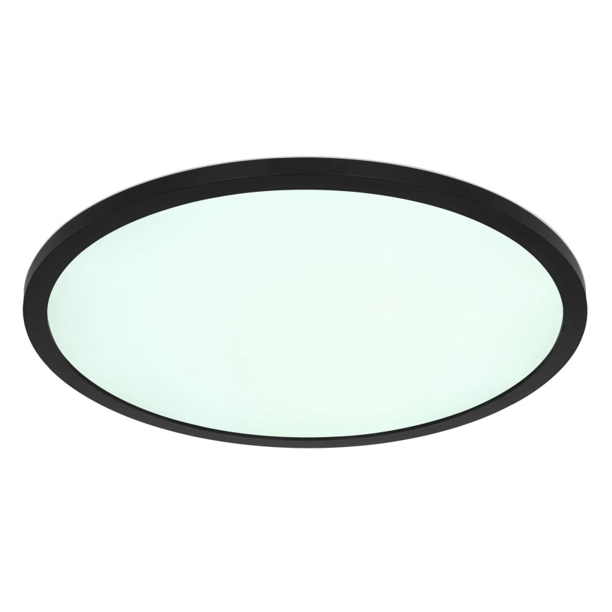 Globo - Iluminação de teto LED RGB para casa de banho com regulação LED/21W/230V 3000-6000K + comando IP44 preto