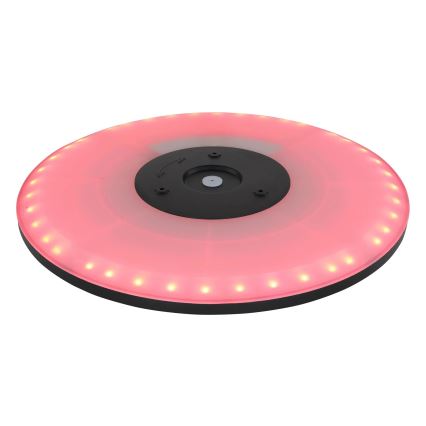 Globo - Iluminação de teto LED RGB para casa de banho com regulação LED/21W/230V 3000-6000K + comando IP44 preto