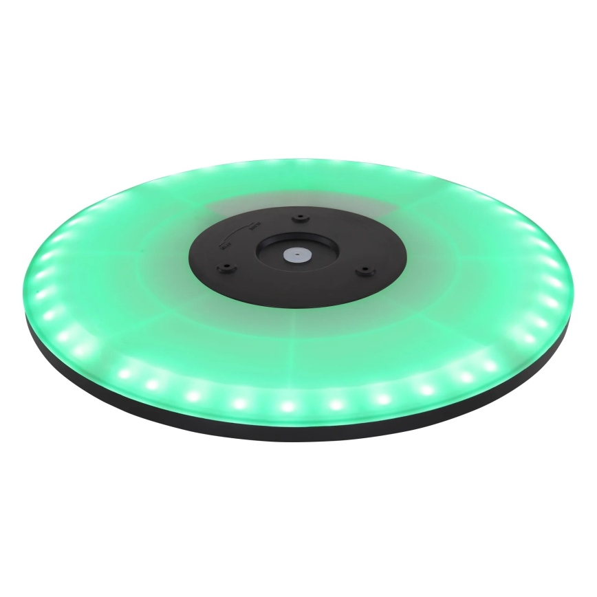 Globo - Iluminação de teto LED RGB para casa de banho com regulação LED/21W/230V 3000-6000K + comando IP44 preto