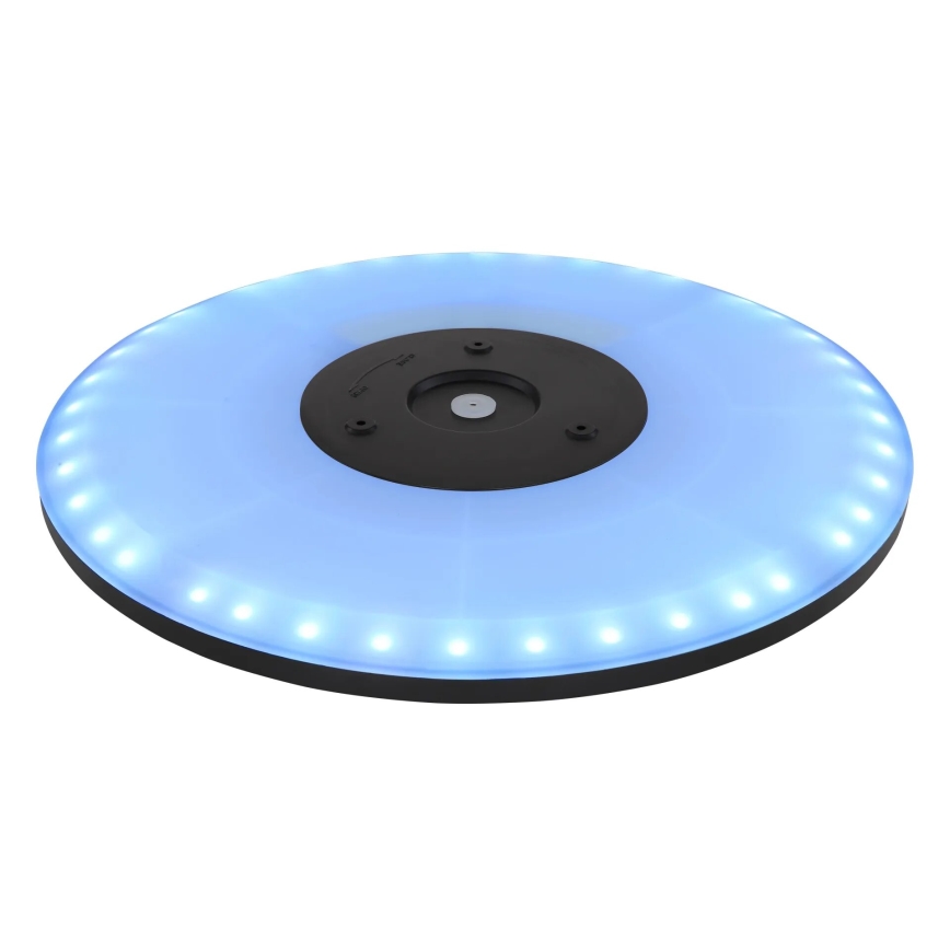 Globo - Iluminação de teto LED RGB para casa de banho com regulação LED/21W/230V 3000-6000K + comando IP44 preto