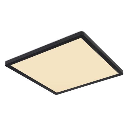 Globo - Iluminação de teto de casa de banho LED com regulação LED/18W/230V 29,4x29,4 cm IP44 preto