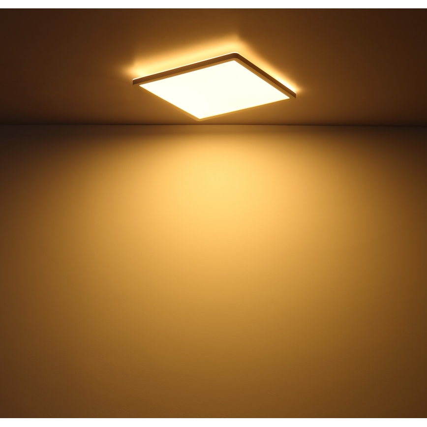 Globo - Iluminação de teto de casa de banho LED com regulação LED/18W/230V 29,4x29,4 cm IP44 branco