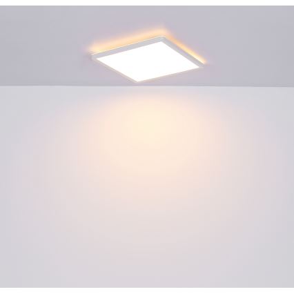 Globo - Iluminação de teto de casa de banho LED com regulação LED/18W/230V 29,4x29,4 cm IP44 branco
