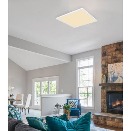 Globo - Iluminação de teto de casa de banho LED com regulação LED/24W/230V 42x42 cm IP44 branco