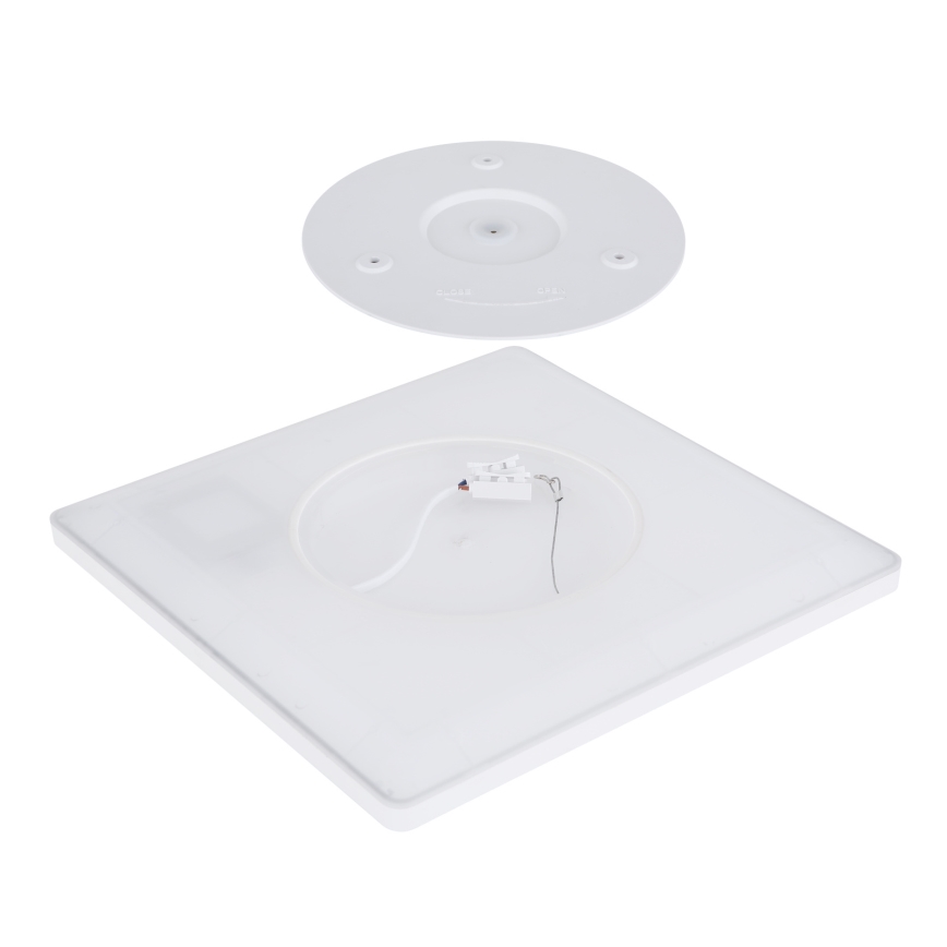 Globo - Iluminação de teto de casa de banho LED com regulação LED/24W/230V 42x42 cm IP44 branco