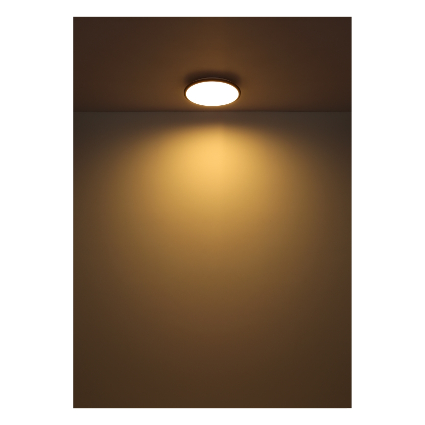 Globo - Iluminação de teto LED LED/18W/230V 3000K diâmetro 35 cm preto