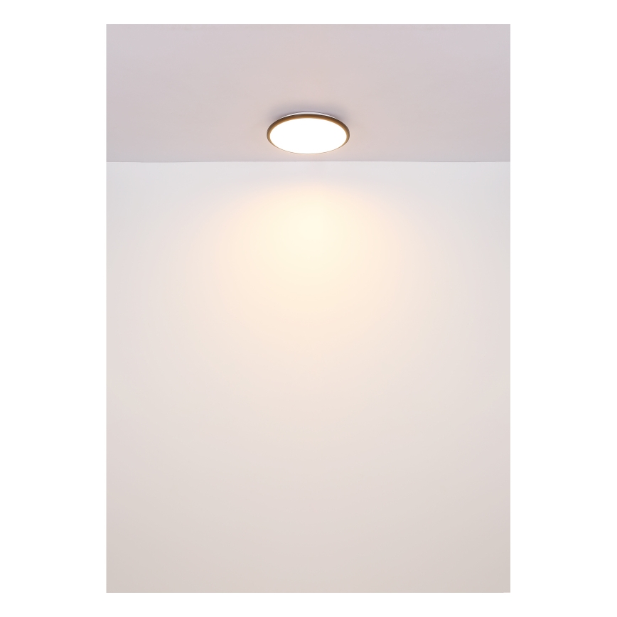 Globo - Iluminação de teto LED LED/18W/230V 3000K diâmetro 35 cm preto