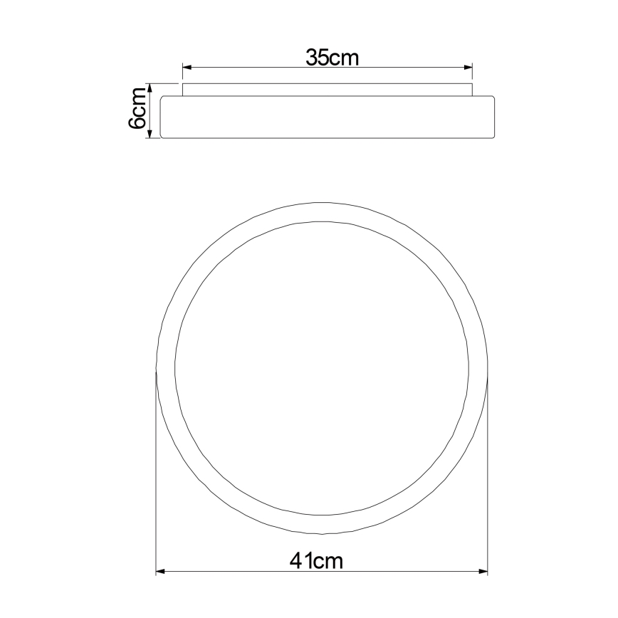 Globo - Iluminação de teto LED com regulação LED/18W/230V 2700-6500K + controlo remoto