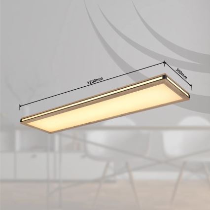 Globo - Iluminação de teto LED com regulação LED/36W/230V 3000K 30x120 cm