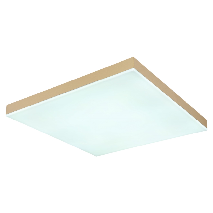 Globo - Iluminação de teto LED com regulação LED/24W/230V 2700-6500K dourada + controlo remoto
