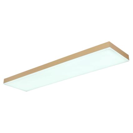 Globo - Iluminação de teto LED com regulação LED/24W/230V 2700-6500K dourada + controlo remoto