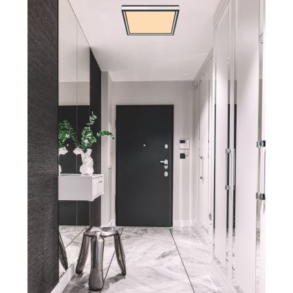 Globo - Iluminação de teto LED LED/12W/230V 30x30 cm preto/branco