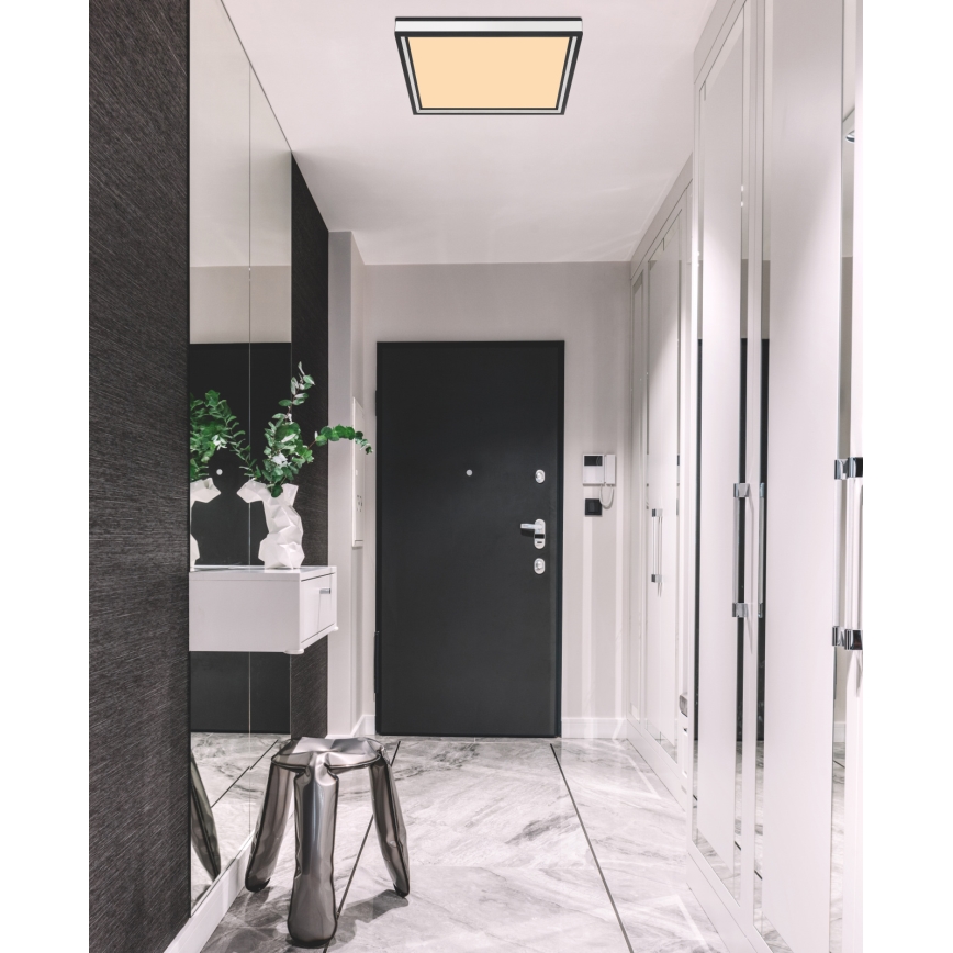 Globo - Iluminação de teto LED LED/12W/230V 30x30 cm preto/branco
