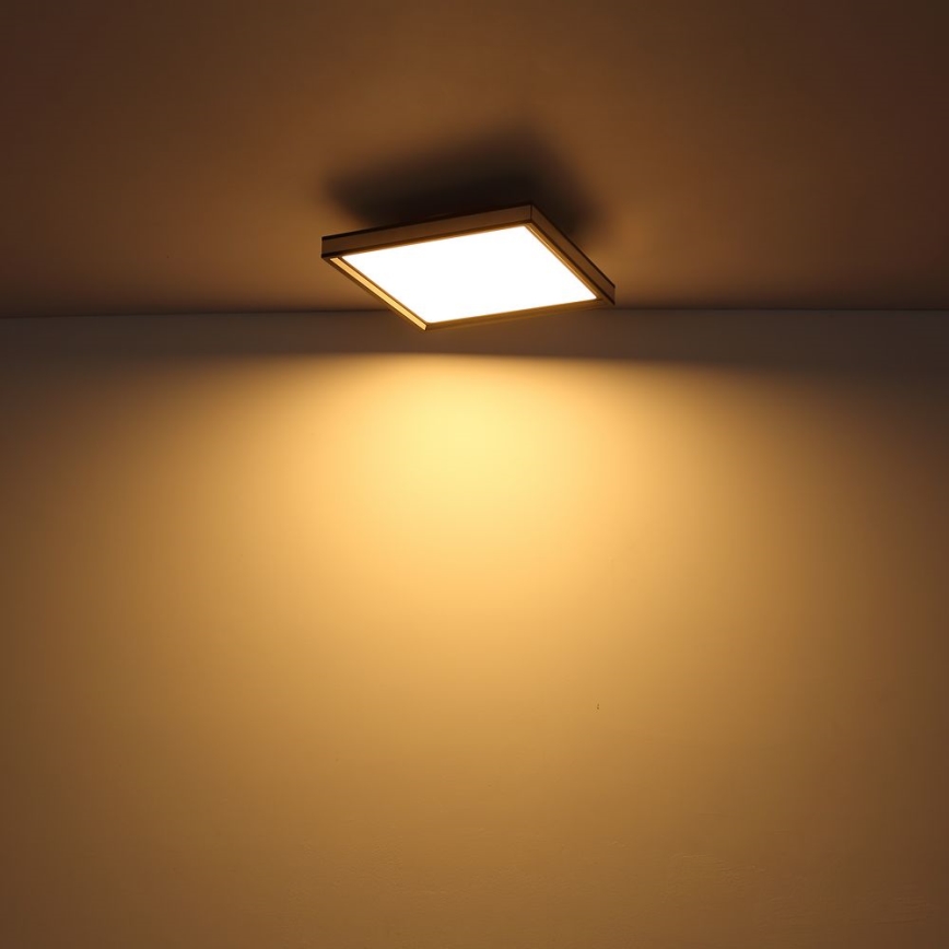 Globo - Iluminação de teto LED LED/12W/230V 30x30 cm preto/branco