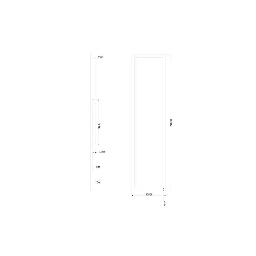 Globo - Painel montado à superfície LED LED/40W/230V