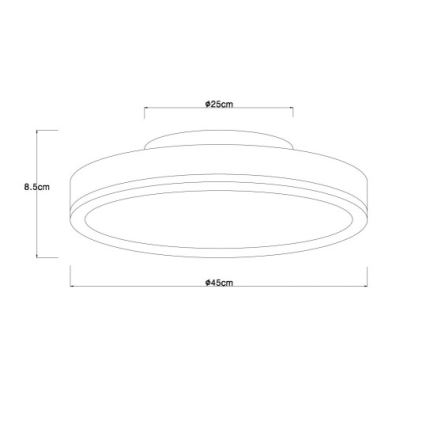 Globo - Iluminação de teto LED LED/24W/230V 3000K diâmetro 45 cm