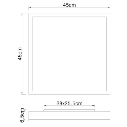 Globo - Iluminação de teto LED LED/24W/230V