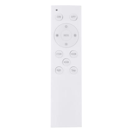 Globo - Iluminação de teto LED com regulação LED/40W/230V 2700-6500K diâmetro 60 cm + comando castanho/cinzento