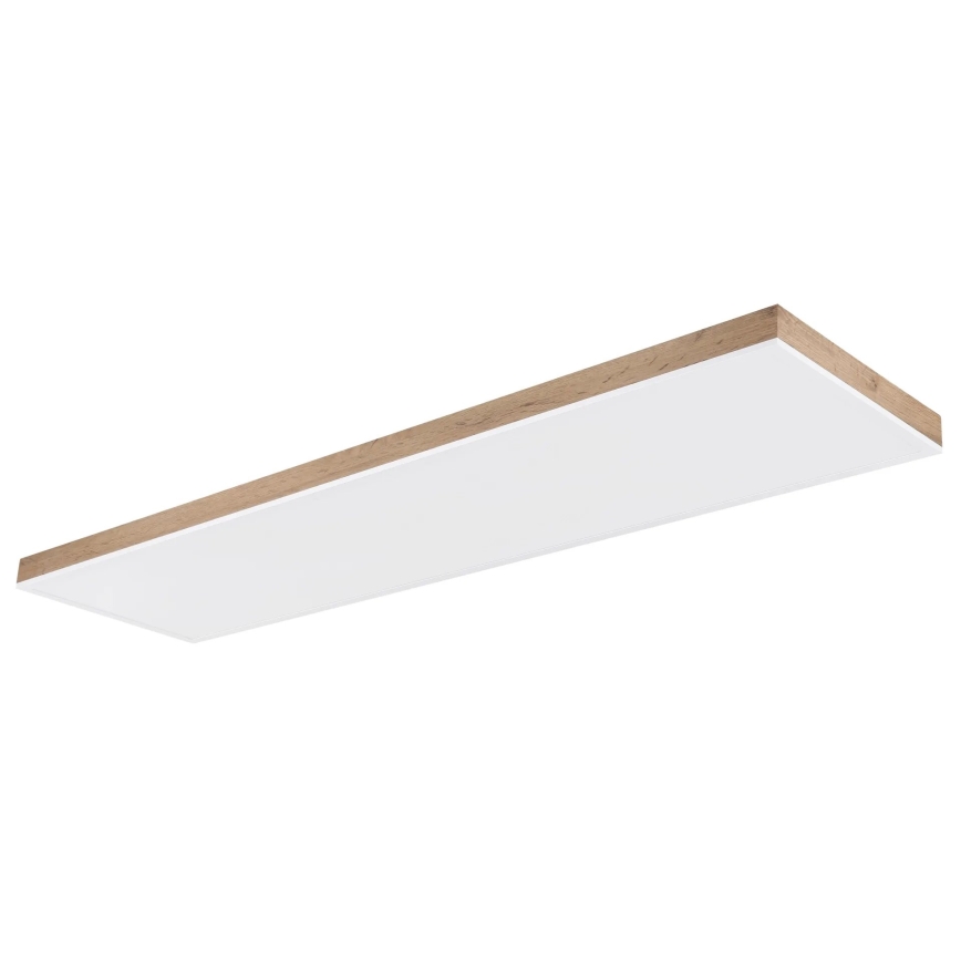 Globo - Iluminação de teto LED com regulação LED/36W/230V 2700-6500K + comando castanho/branco