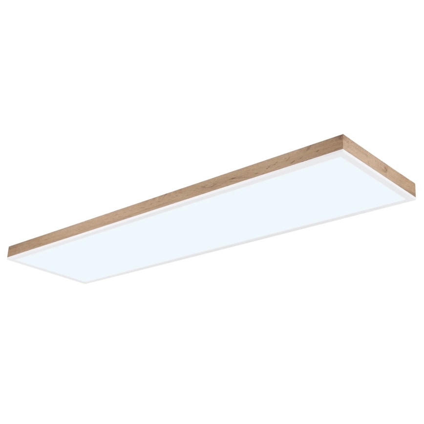 Globo - Iluminação de teto LED com regulação LED/36W/230V 2700-6500K + comando castanho/branco