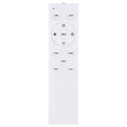 Globo - Iluminação de teto LED com regulação LED/36W/230V 2700-6500K + comando castanho/branco