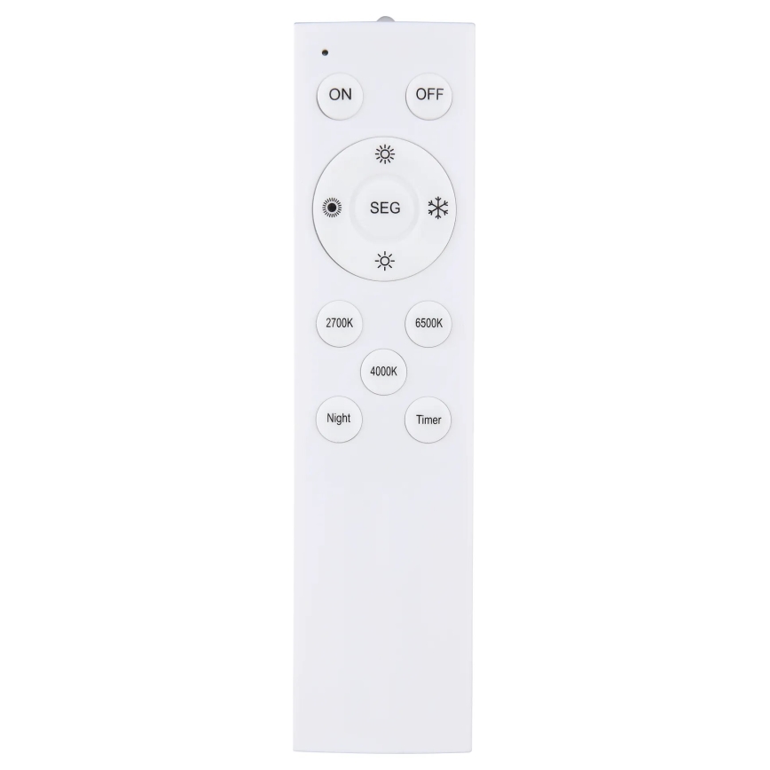 Globo - Iluminação de teto LED com regulação LED/36W/230V 2700-6500K + comando castanho/branco