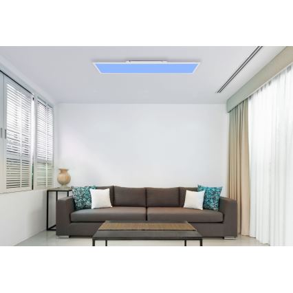 Globo - Iluminação de teto LED RGBW com regulação LED/44W/230V Wi-Fi Tuya + controlo remoto