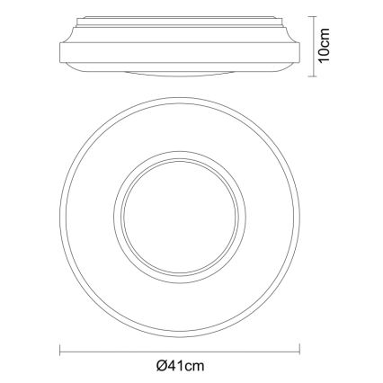 Globo - Iluminação de teto LED LED/24W/230V
