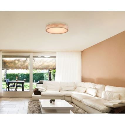 Globo - Iluminação de teto LED com regulação LED/24W/230V 3000-6000K + comando