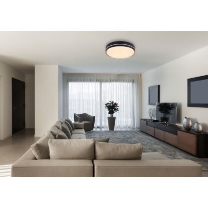 Globo - Iluminação de teto LED com regulação LED/40W/230V 2700-6500K + comando