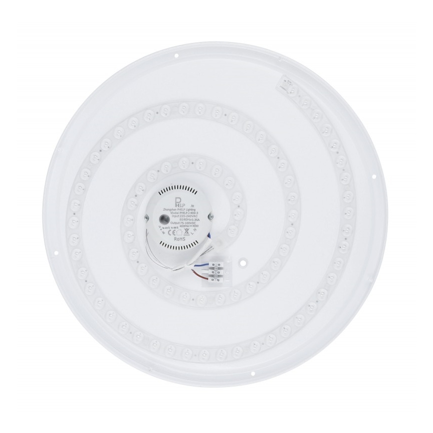 Globo - Iluminação de teto LED com regulação LED/40W/230V 2700-6500K + comando