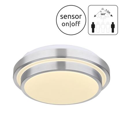 Globo - Iluminação de casa de banho LED com sensor LED/18W/230V IP44