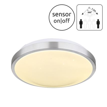 Globo - Iluminação de casa de banho LED com sensor LED/18W/230V IP44