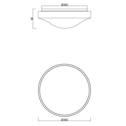 Globo - Iluminação de casa de banho LED com sensor LED/18W/230V IP44