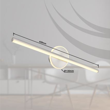 Globo - Iluminação de espelho para casa de banho LED LED/10W/230V 60,8 cm IP44 cromado brilhante