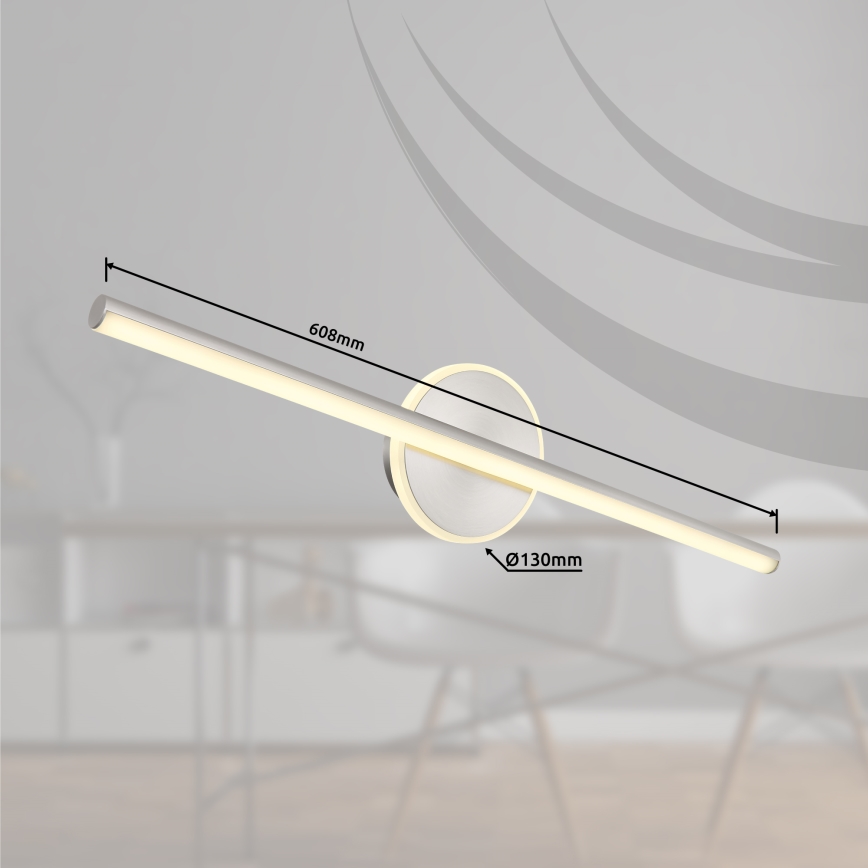 Globo - Iluminação de espelho para casa de banho LED LED/10W/230V 60,8 cm IP44 cromado brilhante
