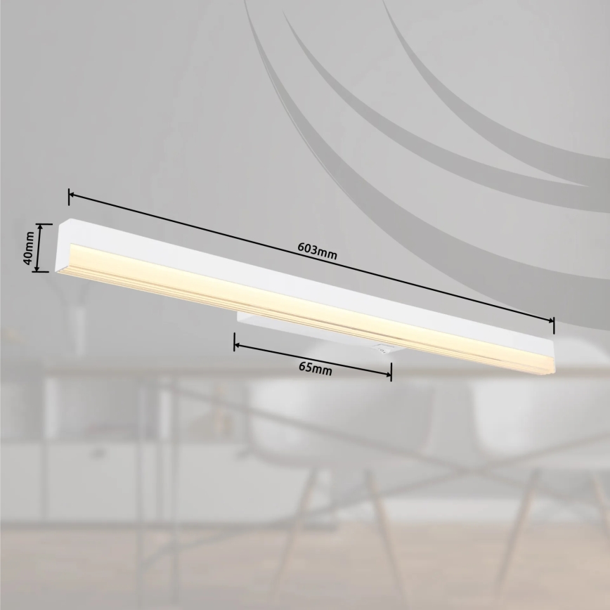 Globo - Iluminação de parede LED LED/12W/230V 3000/6000K 60 cm branco