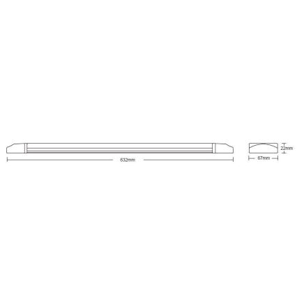 Globo - Iluminação de parede de casa de banho LED LED/18W/230V IP65