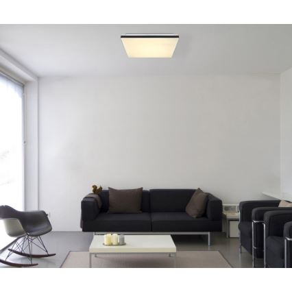Globo - Iluminação de teto LED com regulação LED/24W/230V Wi-Fi Tuya + controlo remoto