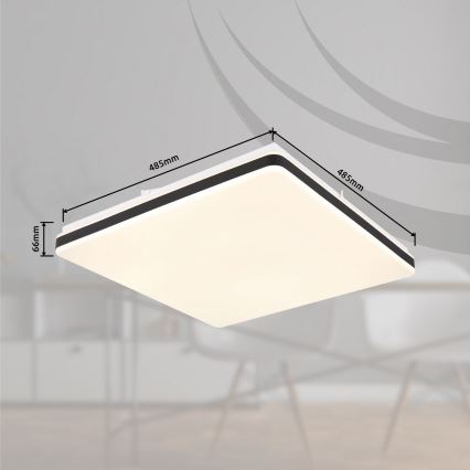 Globo - Iluminação de teto LED com regulação LED/24W/230V 2700-6500K Wi-Fi Tuya + controlo remoto
