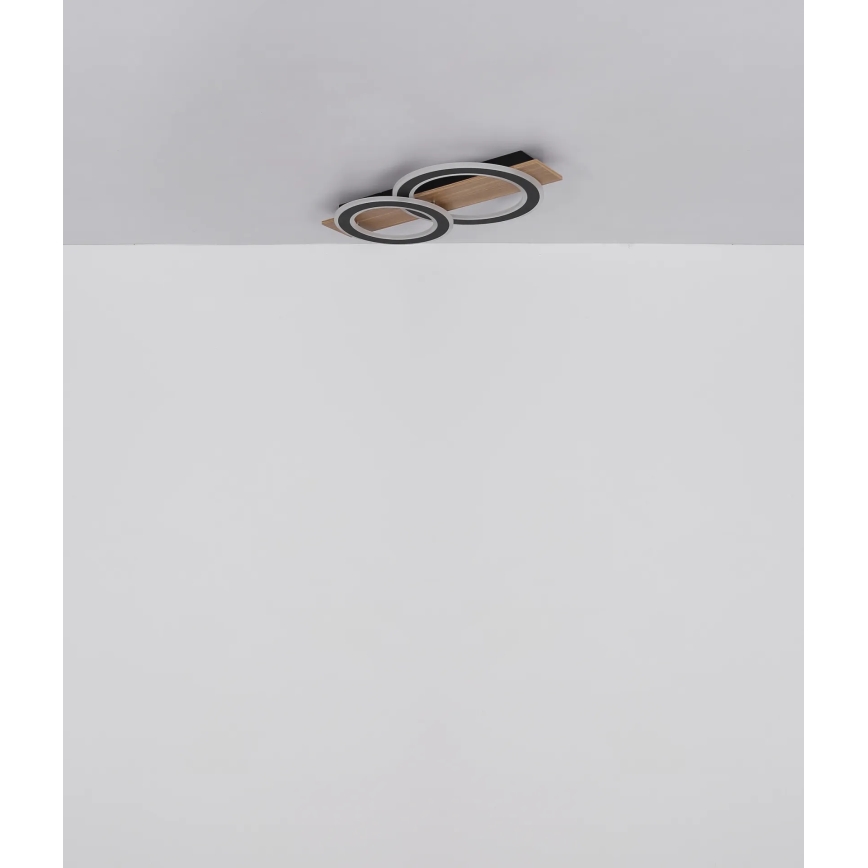 Globo - Iluminação de teto LED LED/40W/230V castanho