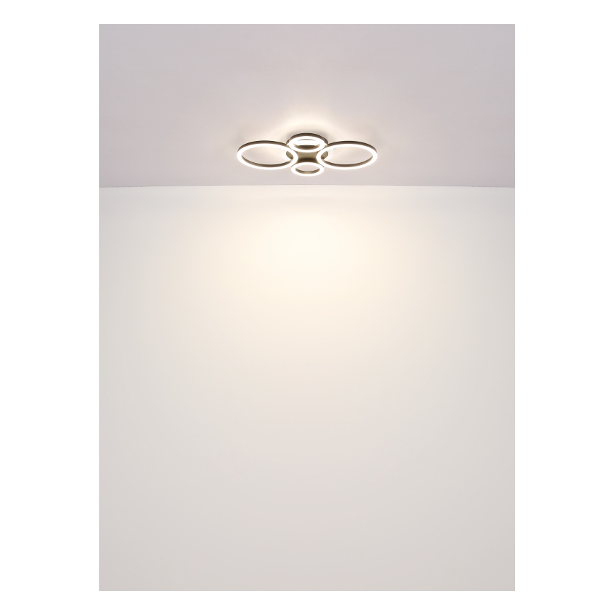 Globo - Luminária de teto LED LED/30W/230V 2700/4500/6500K Ø 33x50 cm preta