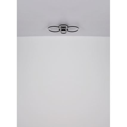 Globo - Luminária de teto LED LED/30W/230V 2700/4500/6500K Ø 33x50 cm preta