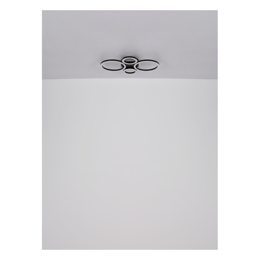 Globo - Luminária de teto LED LED/30W/230V 2700/4500/6500K Ø 33x50 cm preta